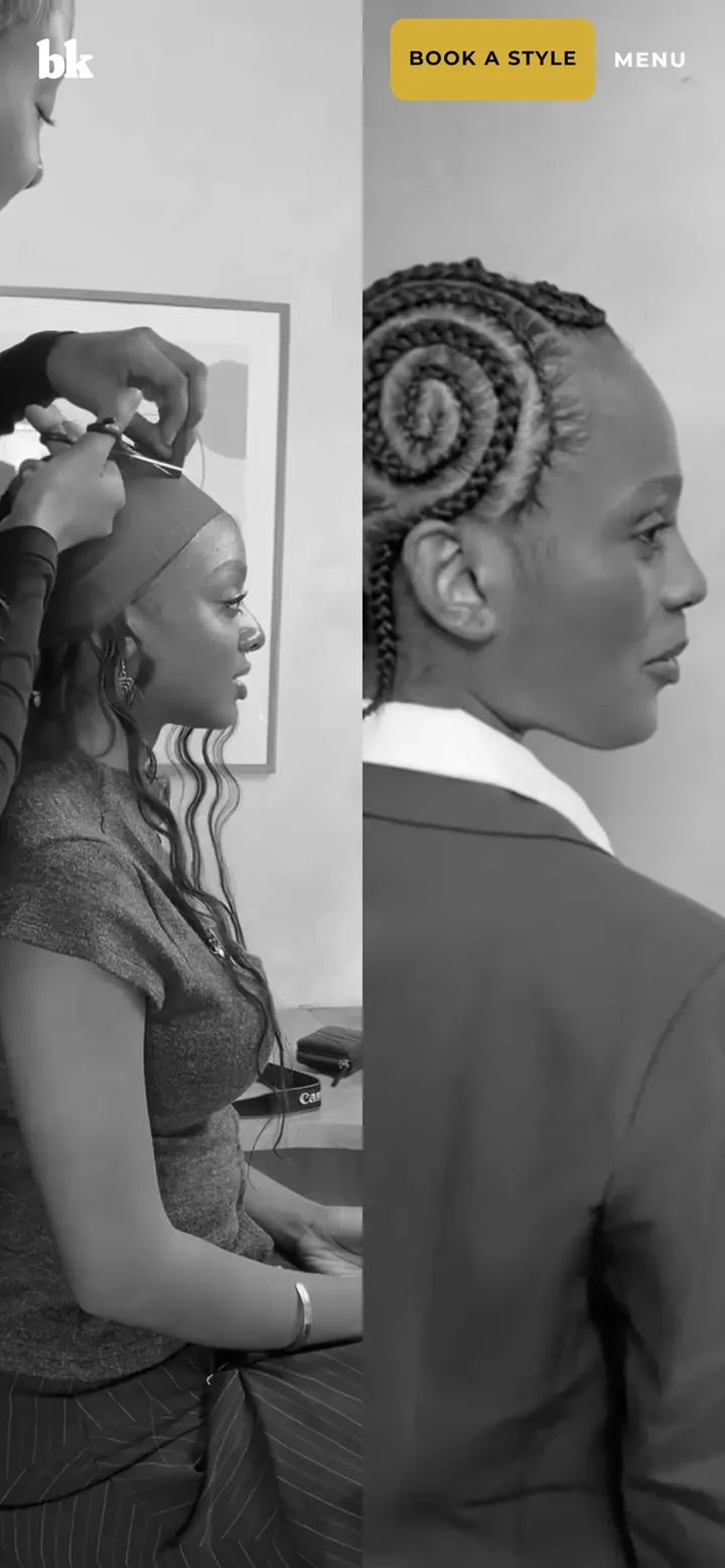 BK The Braider on a phone, screen 1