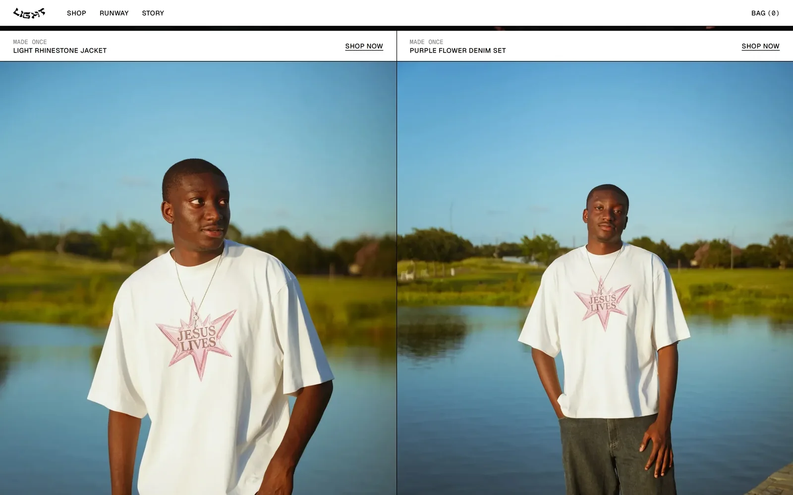 Made once: the one-of-one pieces on the LIGHT home page